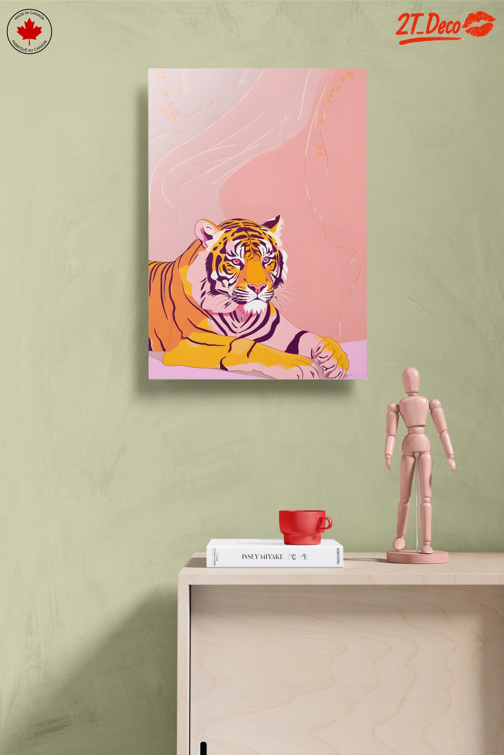 Stylized Tiger Art for Contemporary Spaces - Image 14