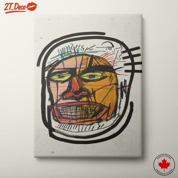 Abstract Contemporary Portrait with Bold Lines