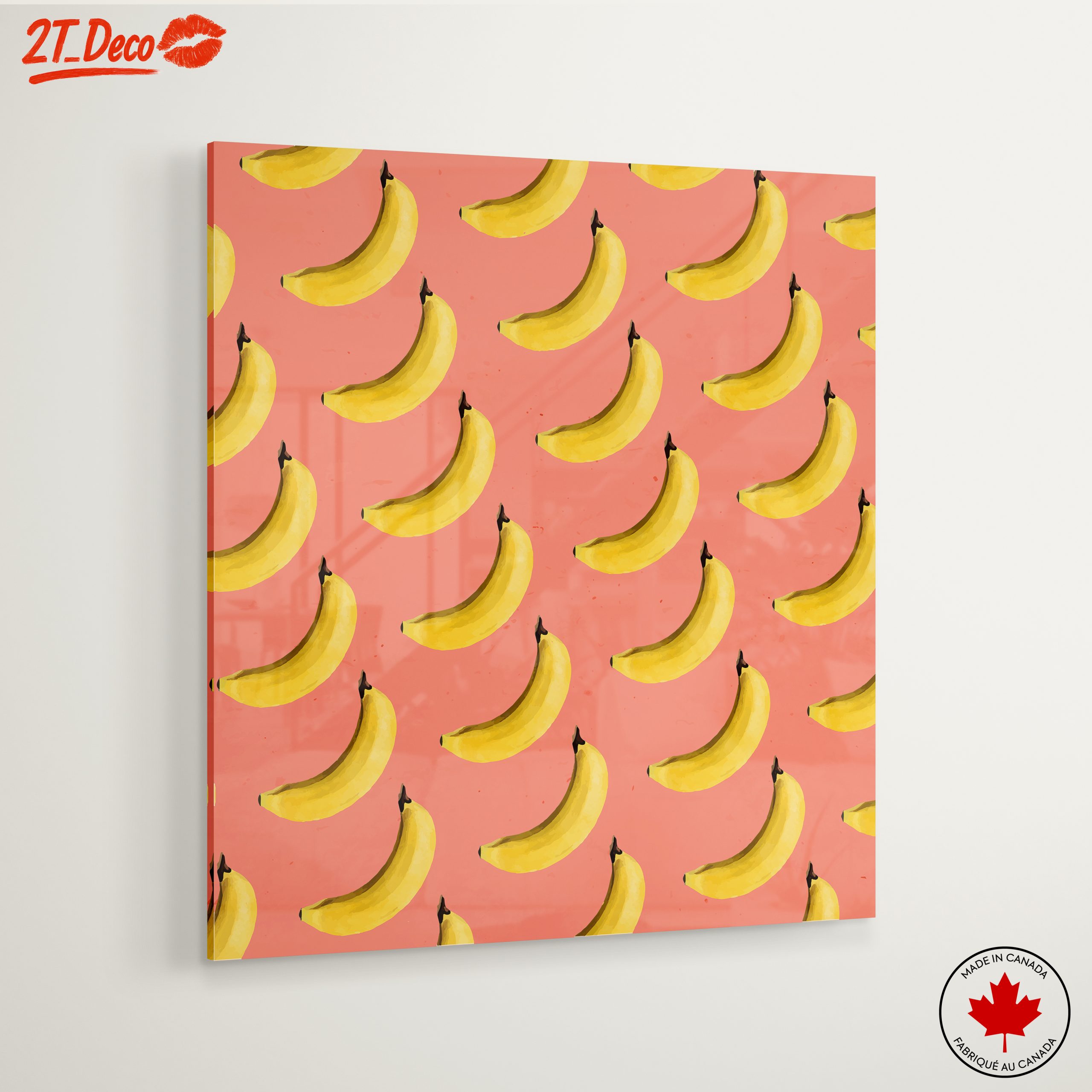 Playful Banana Pattern Art - Image 6