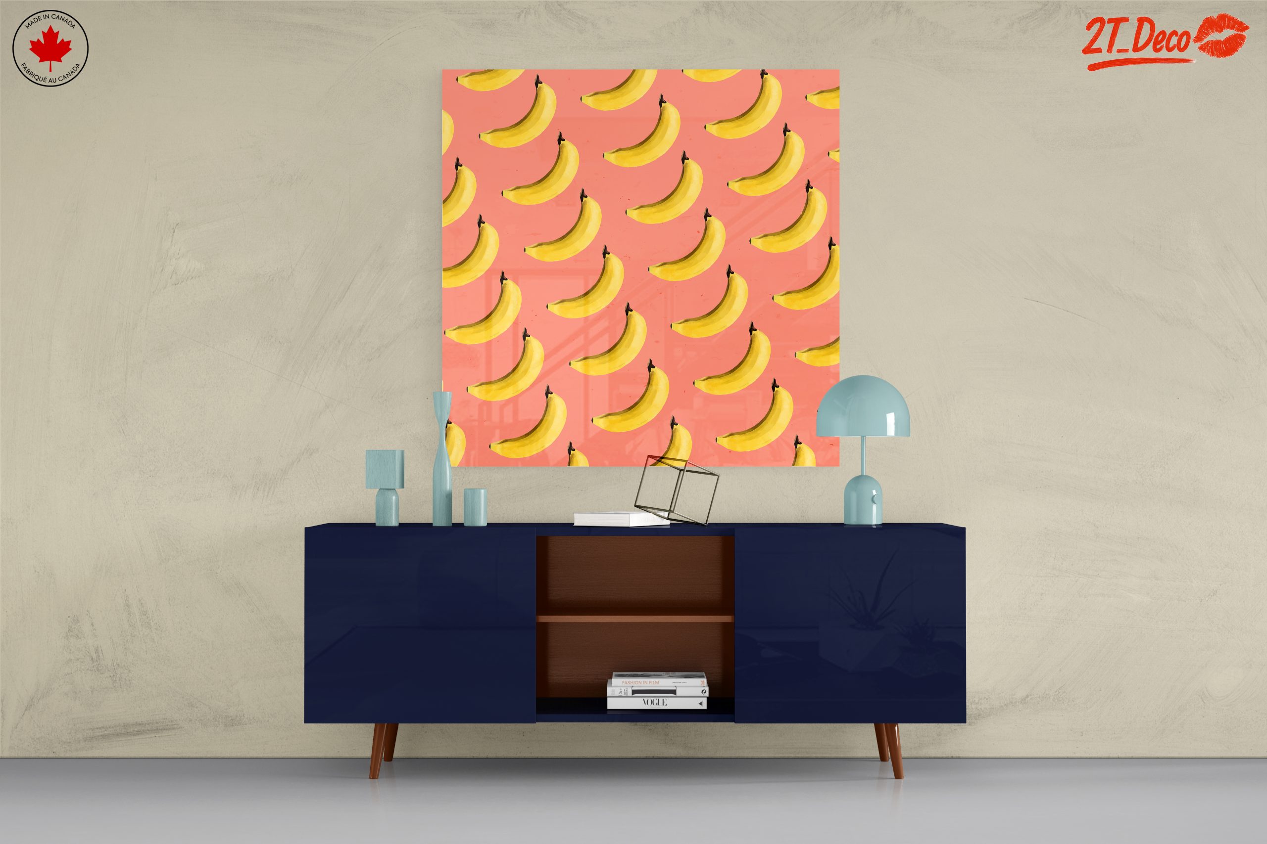 Playful Banana Pattern Art - Image 8