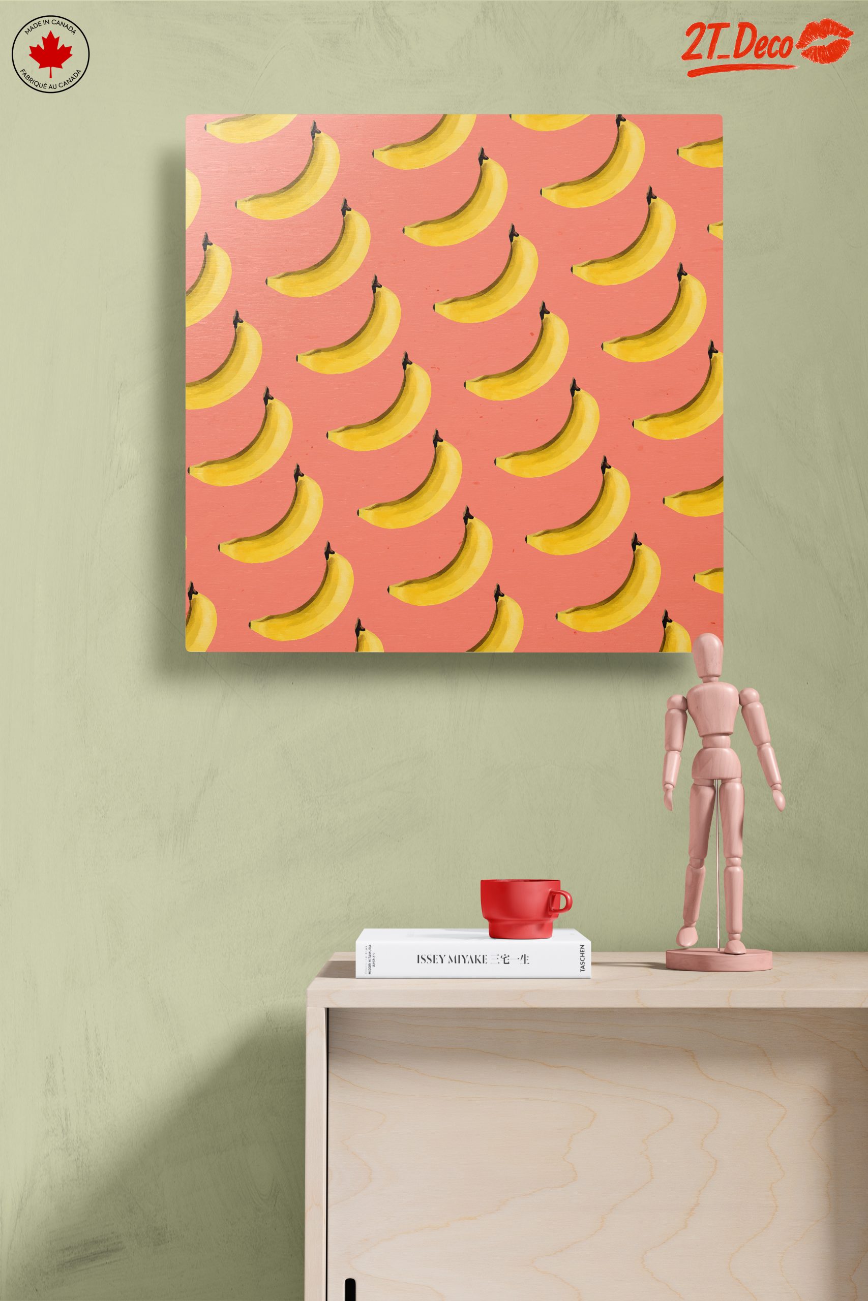 Playful Banana Pattern Art - Image 14