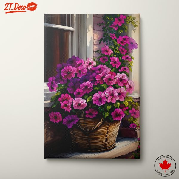 Beautiful Floral Arrangement in a Basket 2