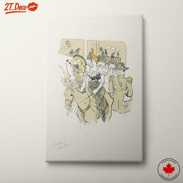 Stylized Character Artwork of Equestrian Figures