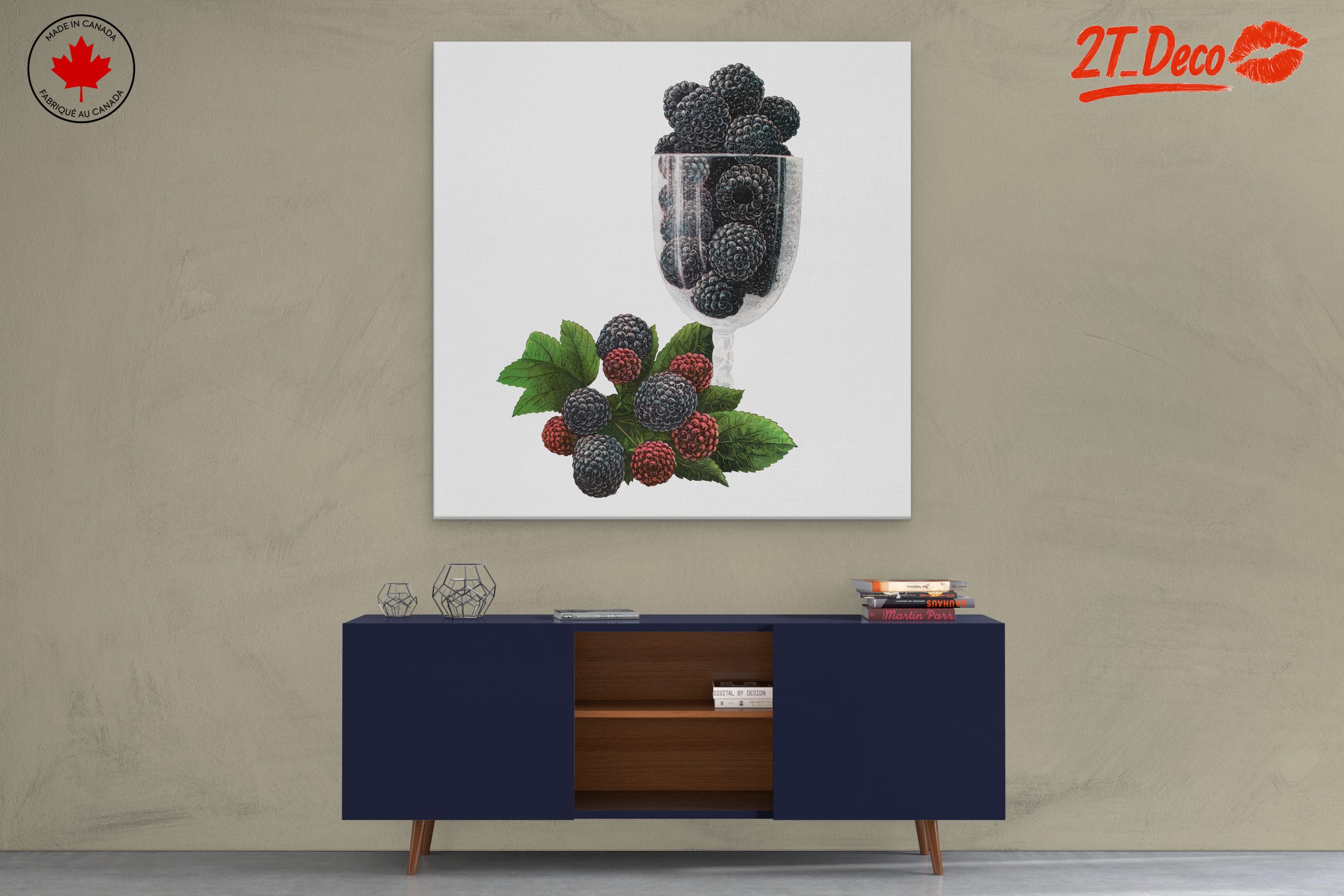 Blackberry Composition in Glass - Image 3