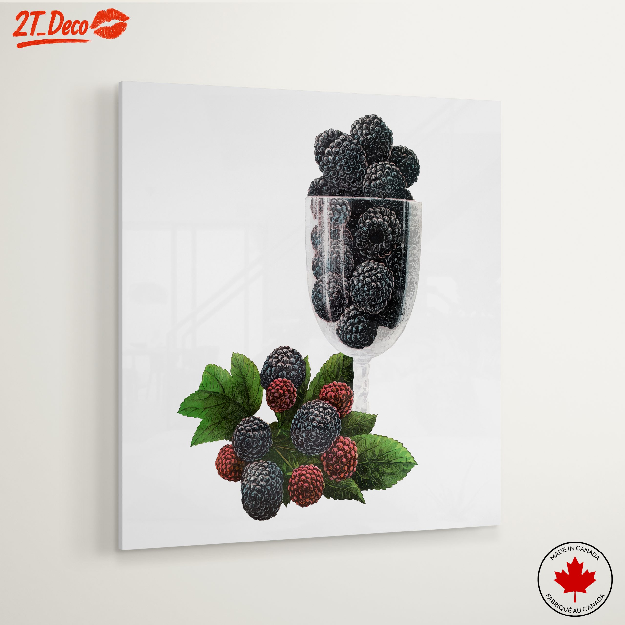 Blackberry Composition in Glass - Image 6