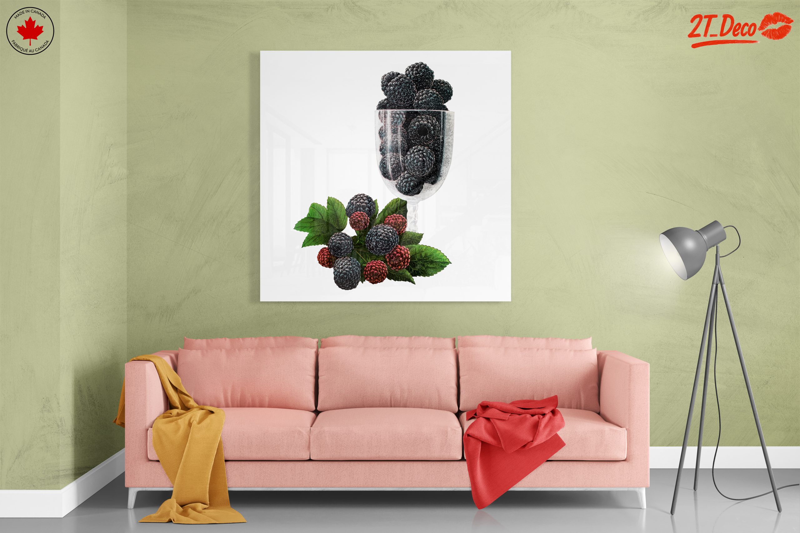 Blackberry Composition in Glass - Image 7