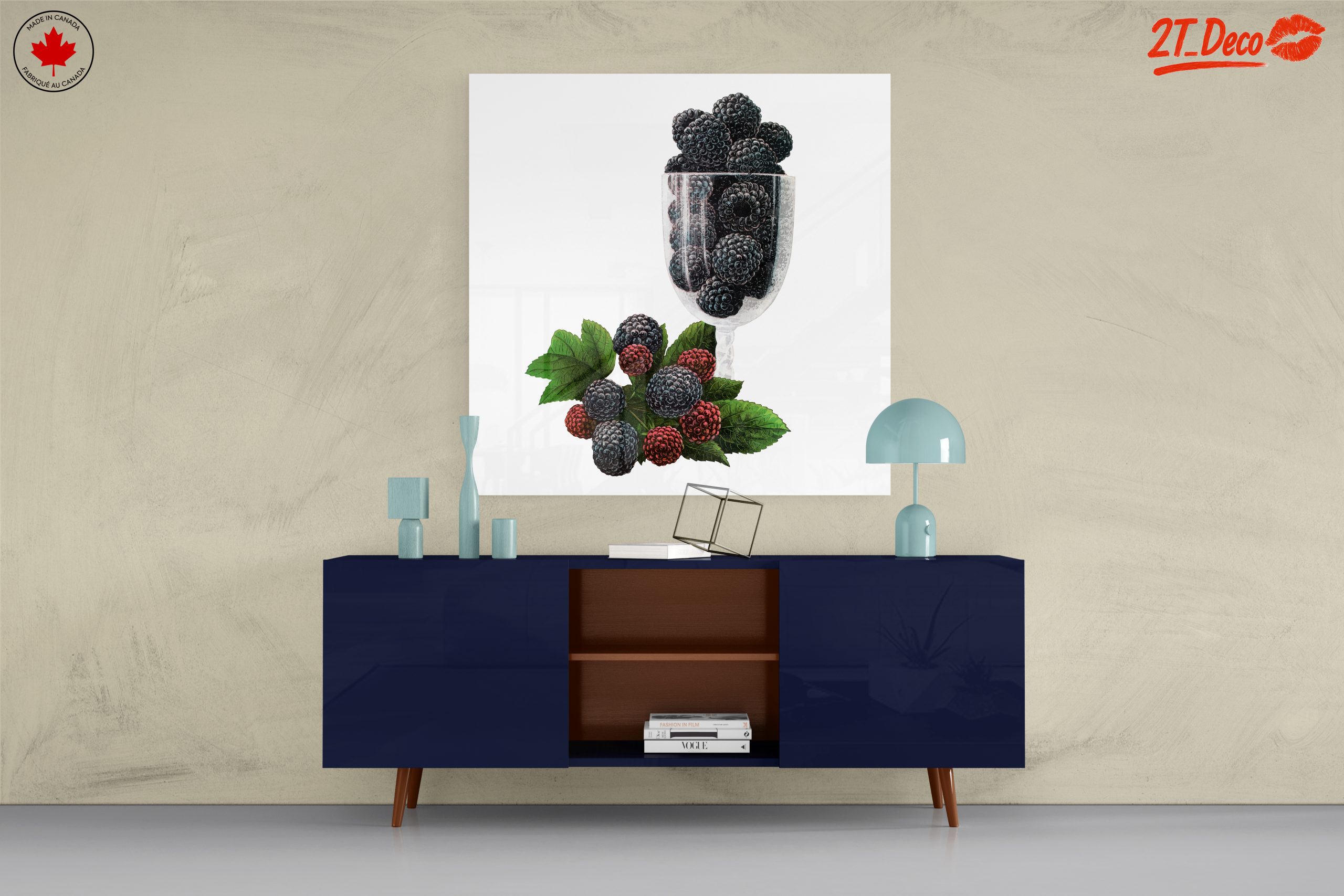 Blackberry Composition in Glass - Image 8