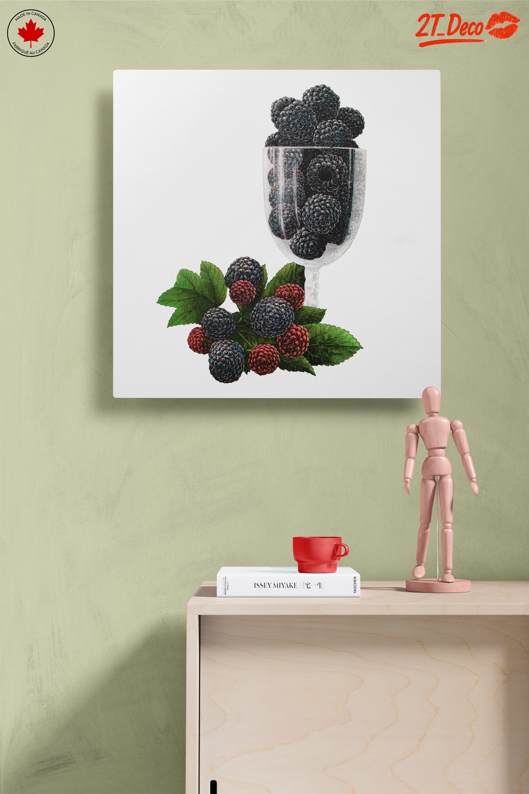 Blackberry Composition in Glass - Image 14