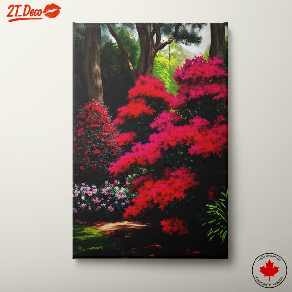 Vibrant Garden with Blooming Flowers