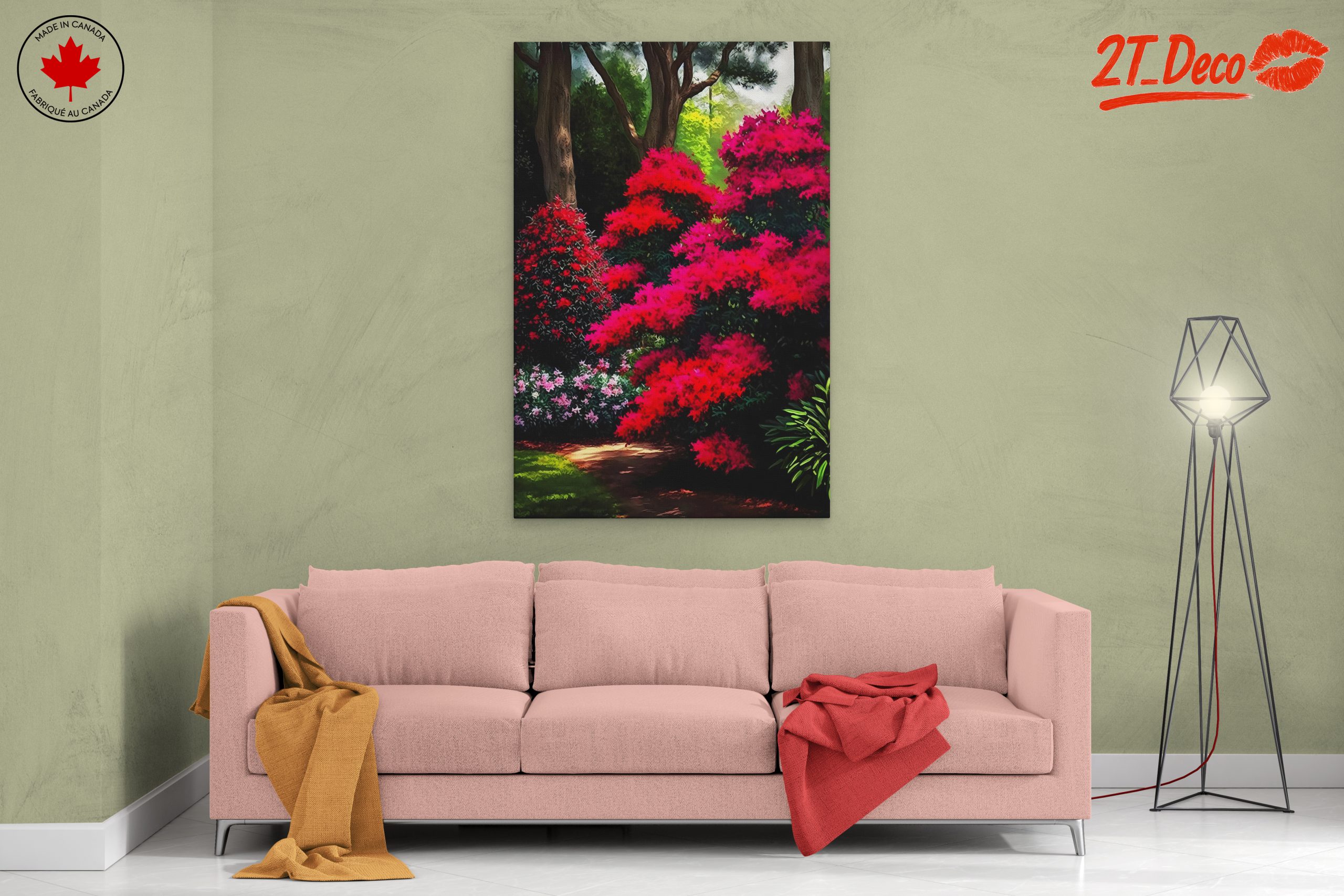 Vibrant Garden with Blooming Flowers - Image 2
