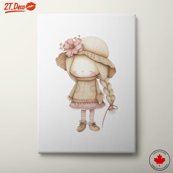 Adorable Whimsical Character with Hat