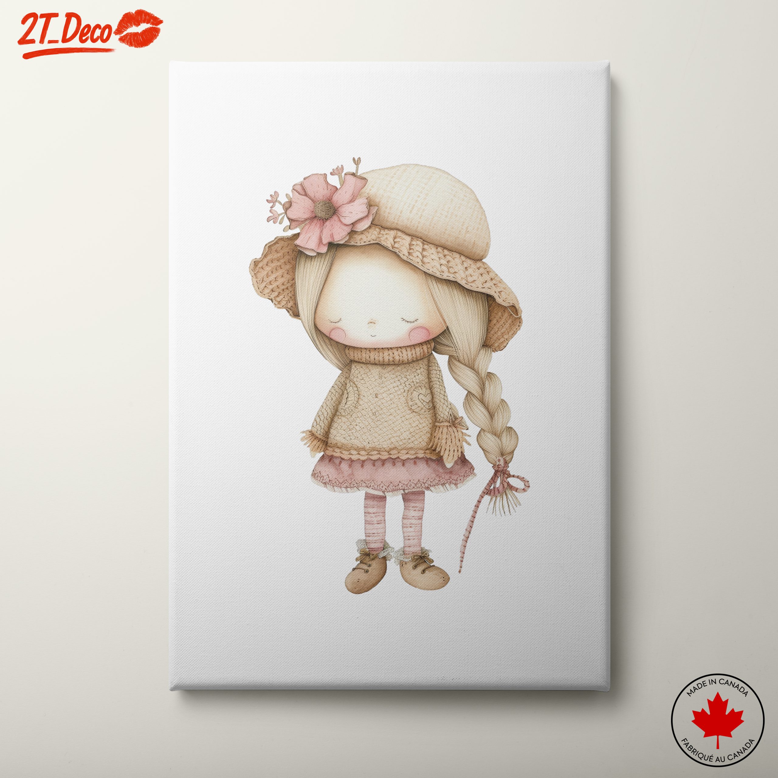 Adorable Whimsical Character with Hat