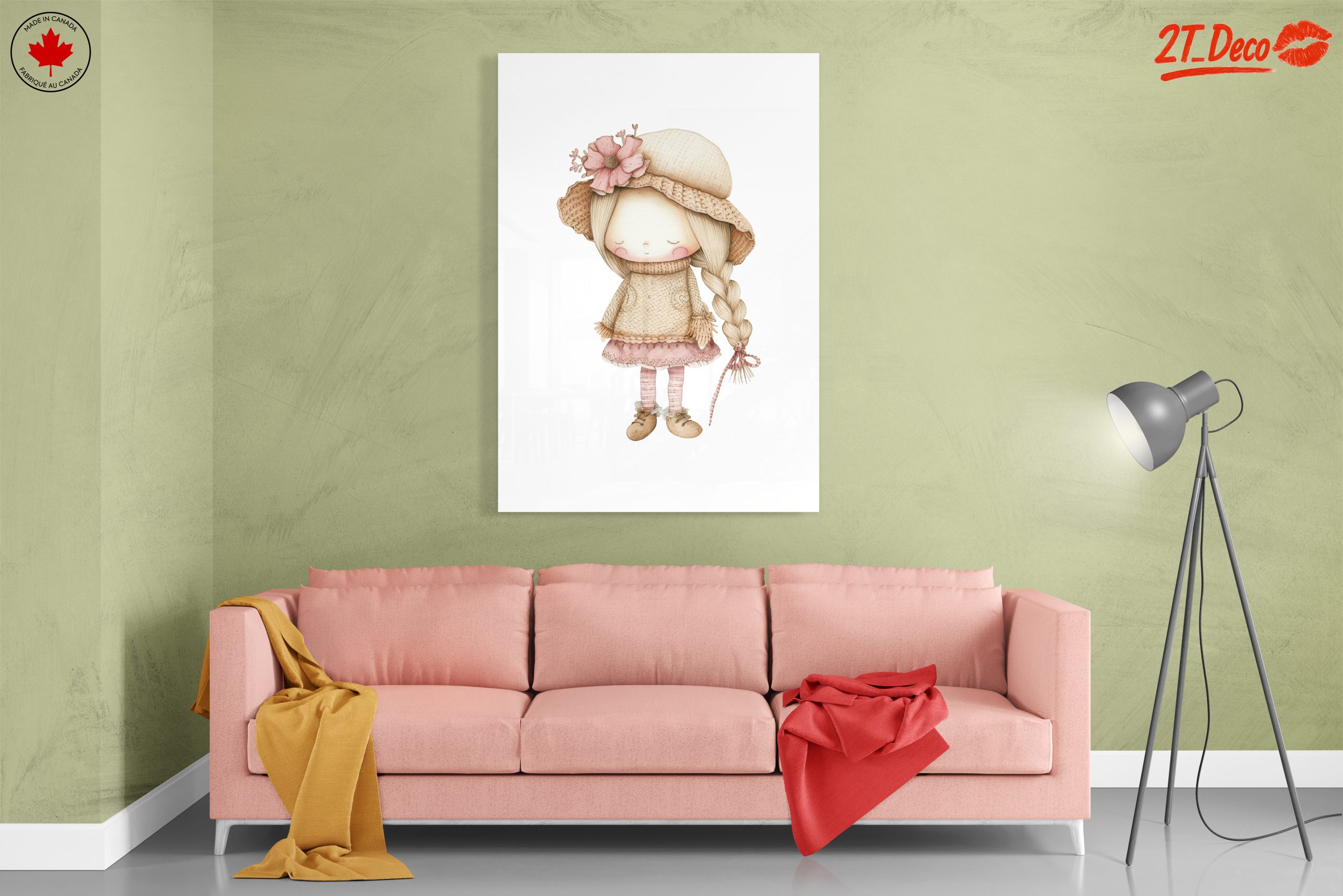 Adorable Whimsical Character with Hat - Image 7