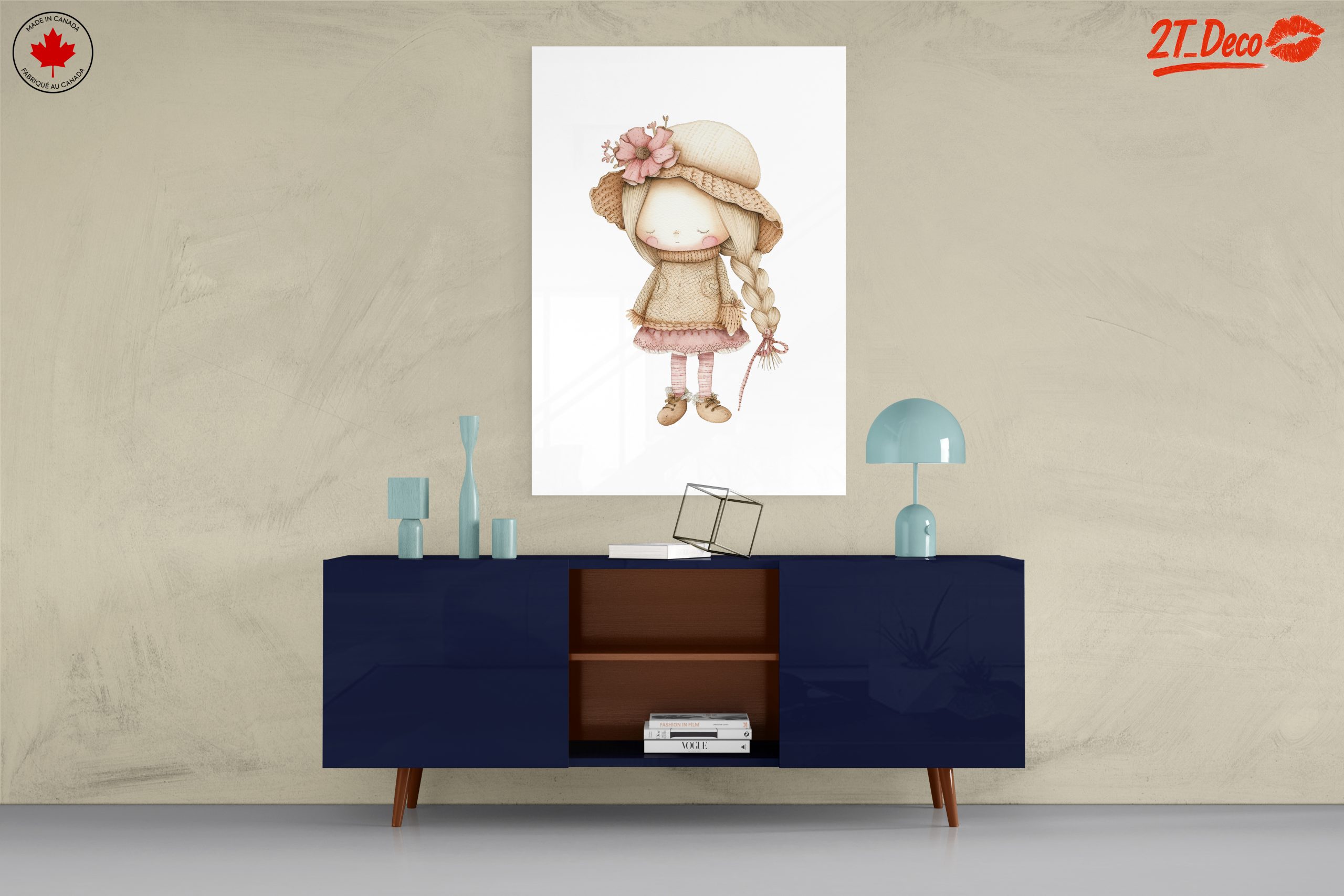 Adorable Whimsical Character with Hat - Image 8