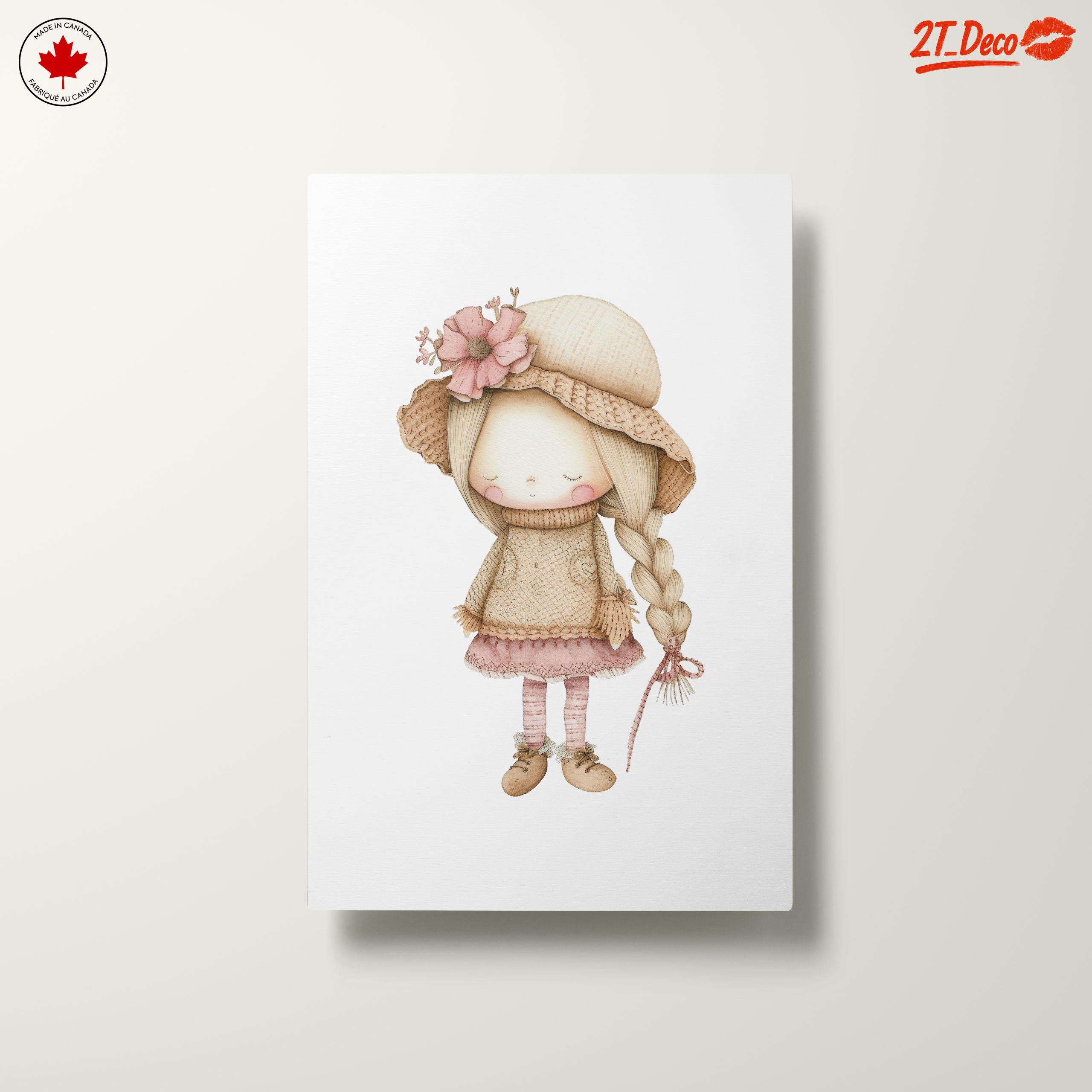 Adorable Whimsical Character with Hat - Image 10