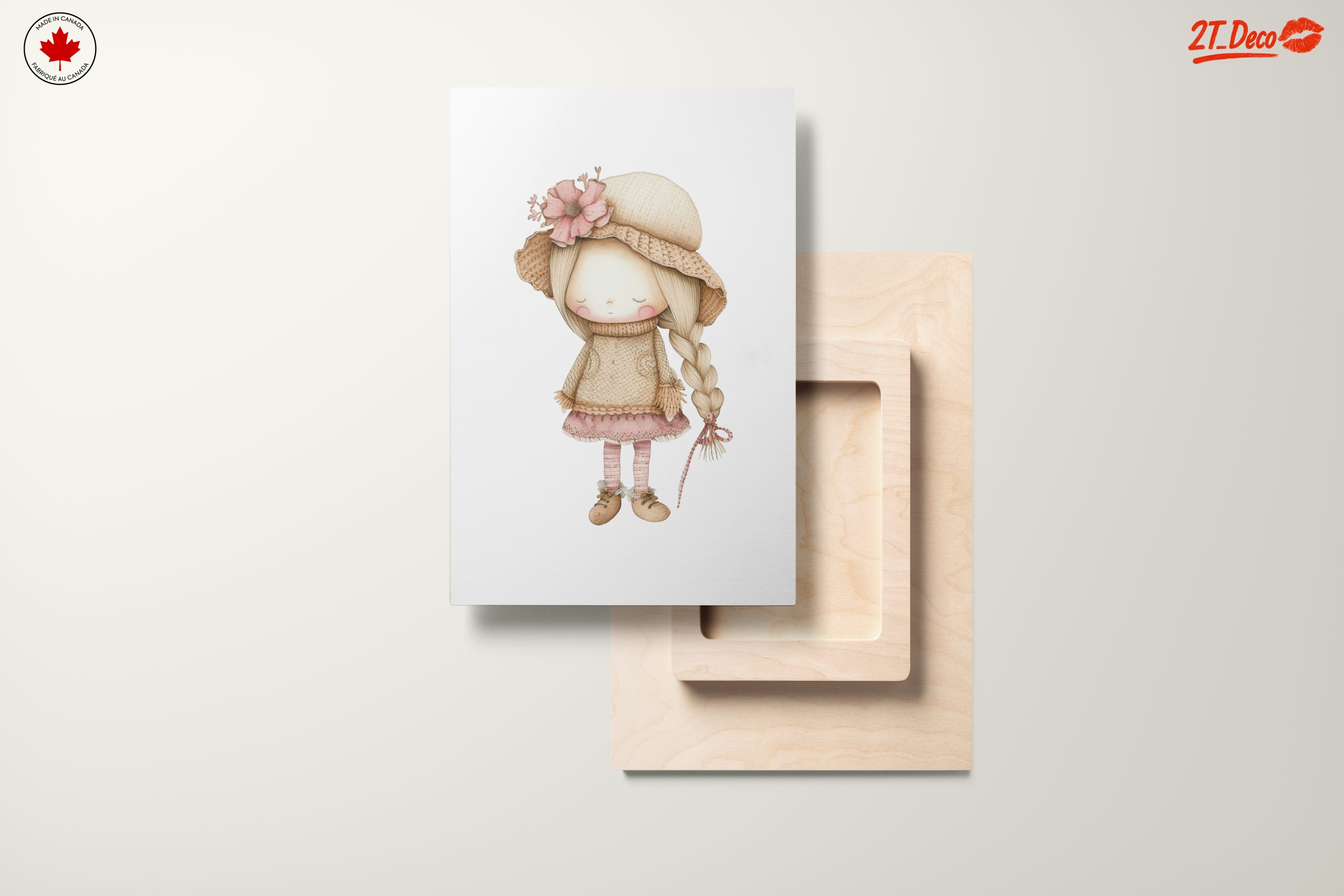 Adorable Whimsical Character with Hat - Image 11