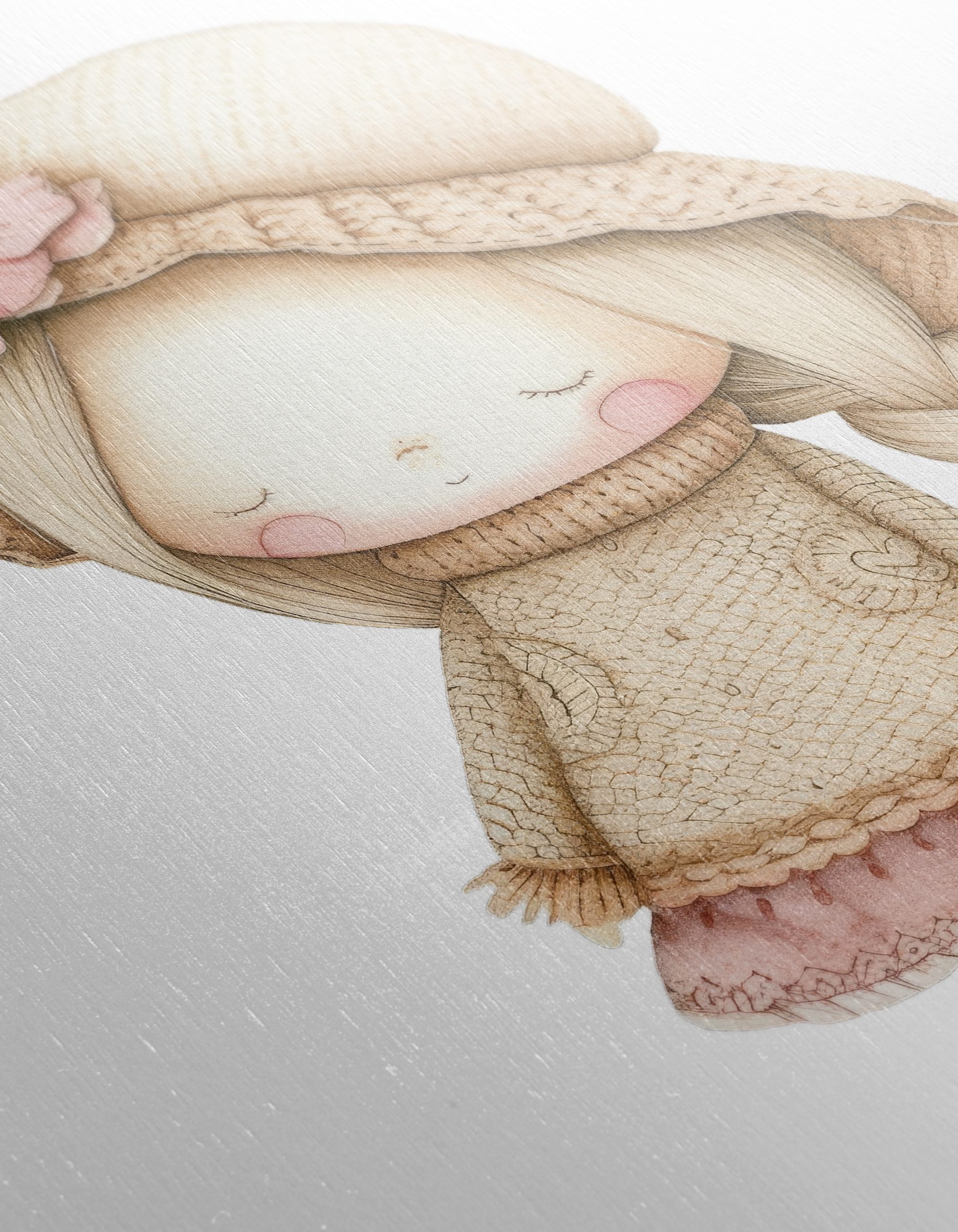 Adorable Whimsical Character with Hat - Image 12