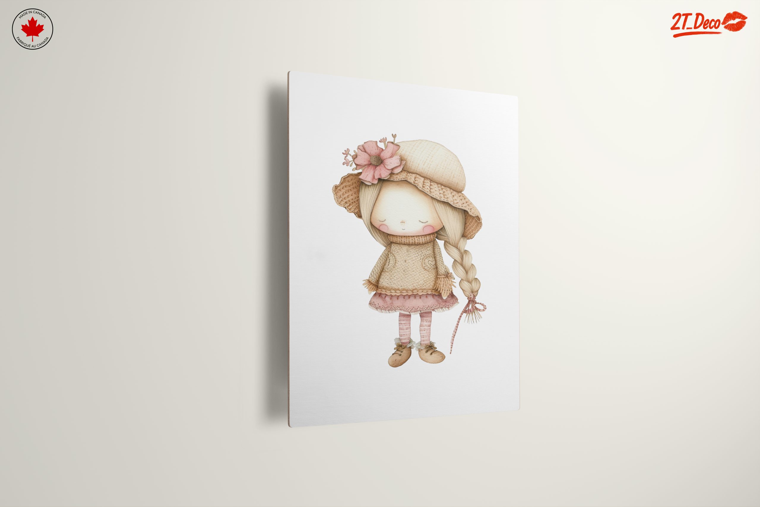 Adorable Whimsical Character with Hat - Image 13