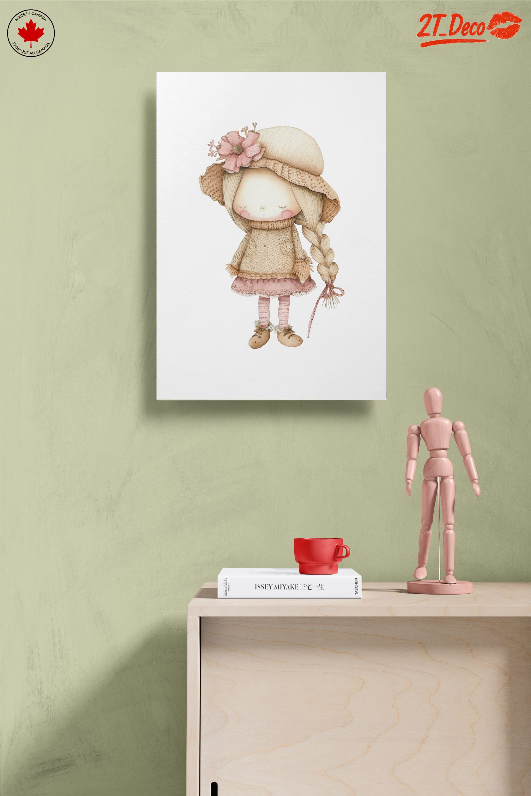 Adorable Whimsical Character with Hat - Image 14