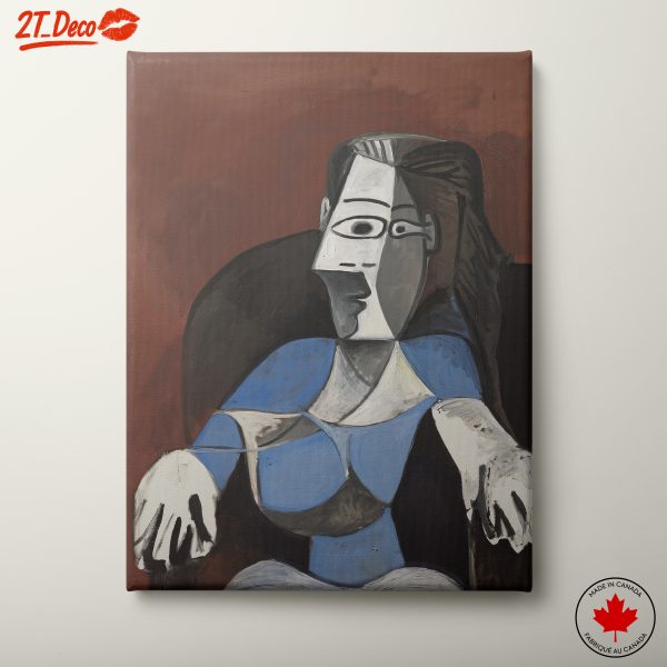 Abstract Figure Art of a Stylized Woman