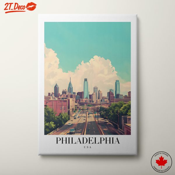 Philadelphia Urban Landscape Art