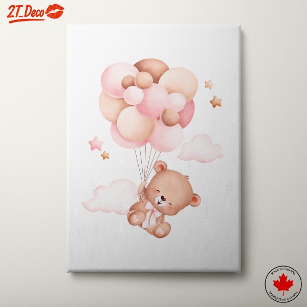 Cute Bear With Balloons Art 2