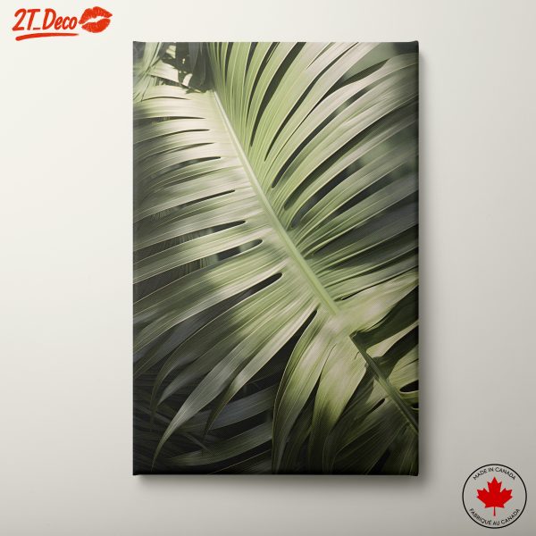 Lush Green Botanical Leaf Art 2