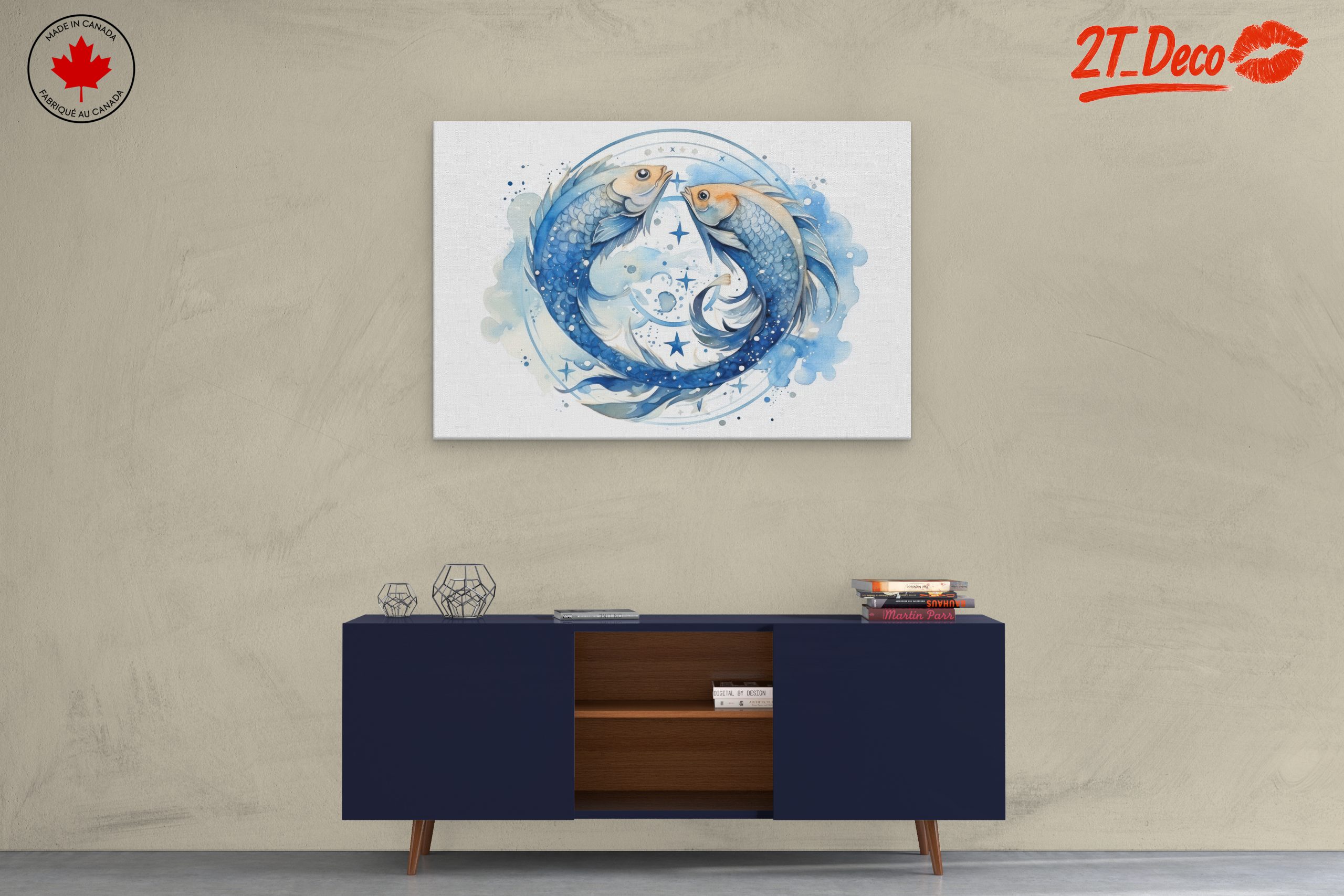 Astrological Fish Artwork for Home Decoration - Image 3