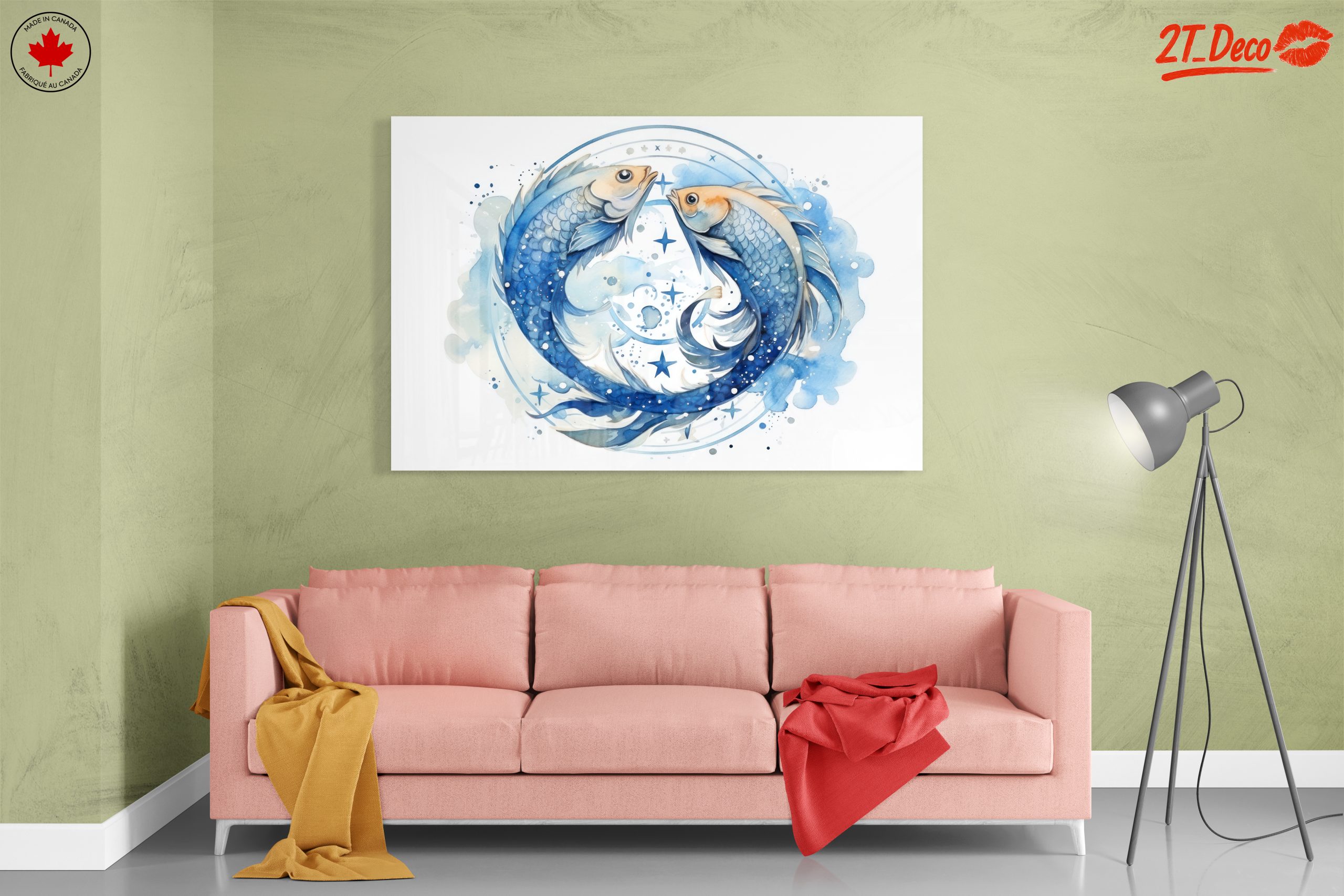 Astrological Fish Artwork for Home Decoration - Image 7