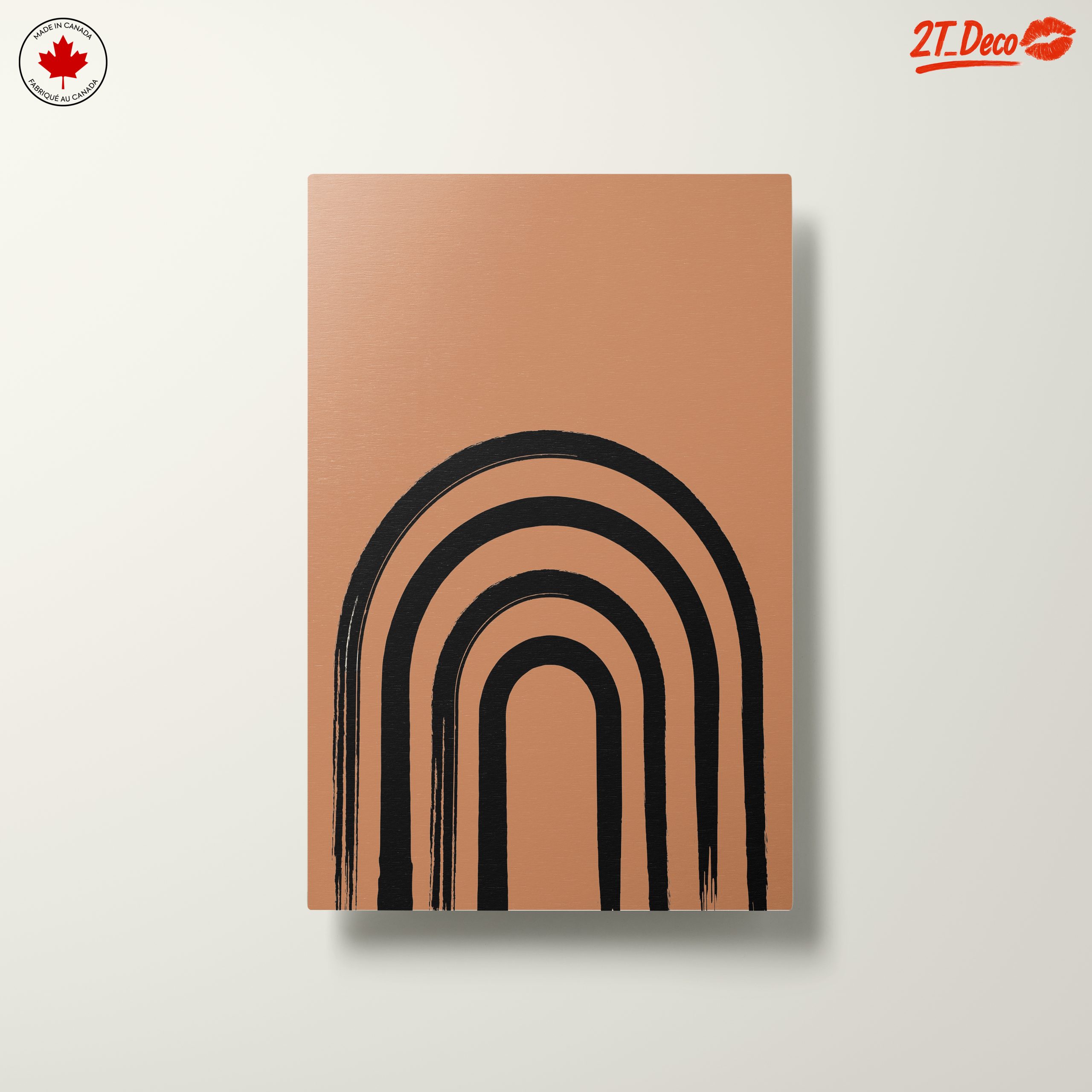 Minimalist Abstract Rainbow Art Design - Image 10