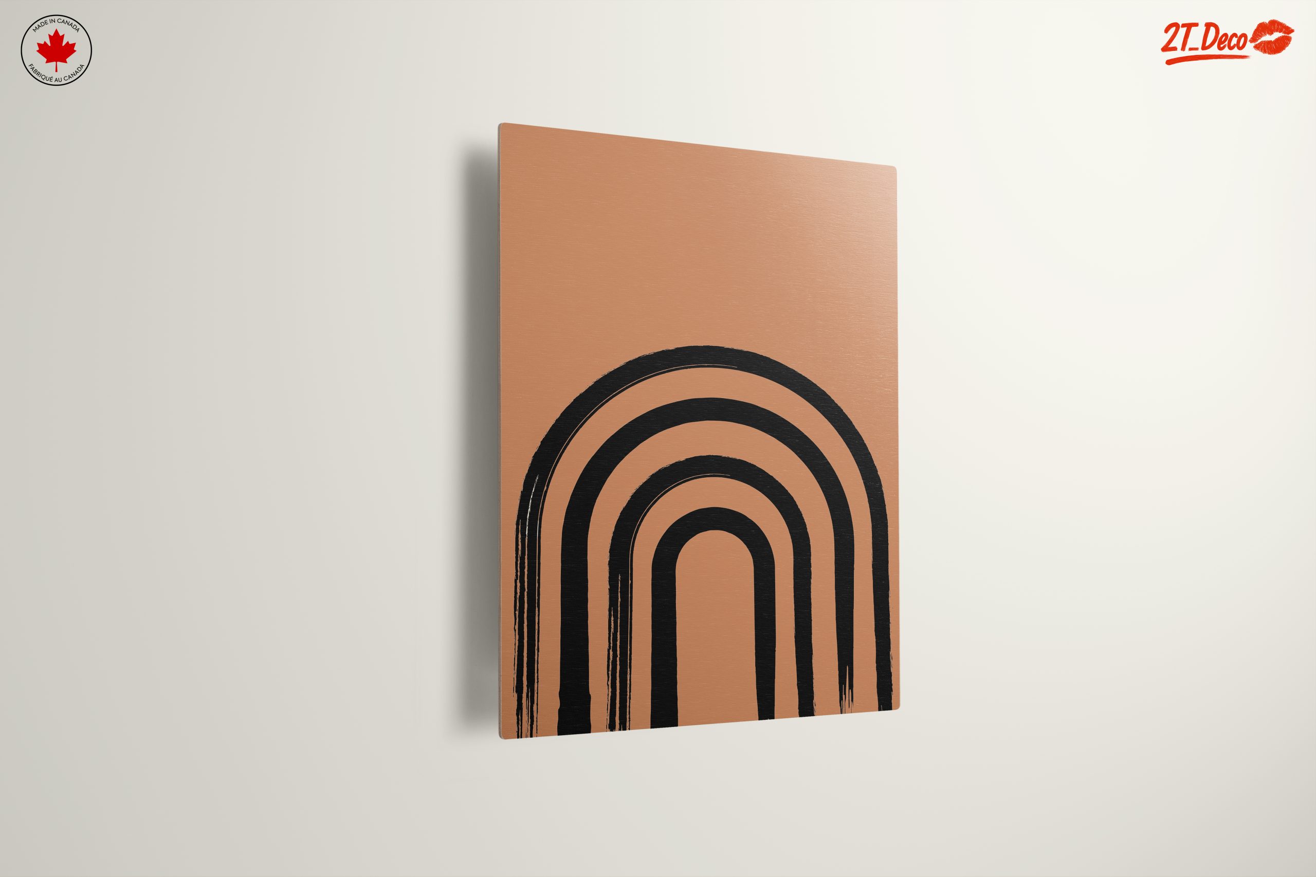Minimalist Abstract Rainbow Art Design - Image 13