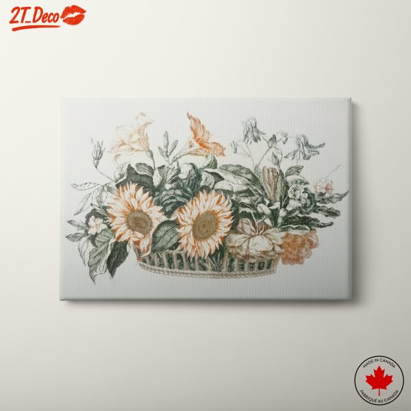 Sunflower Floral Arrangement Art