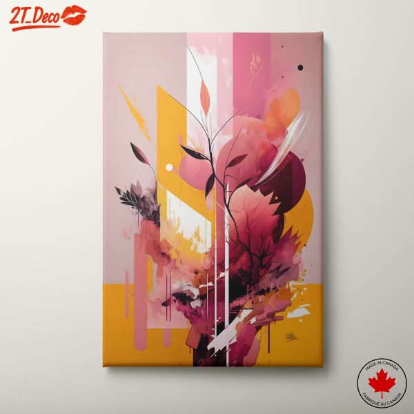 Vibrant Abstract Composition with Colorful Elements