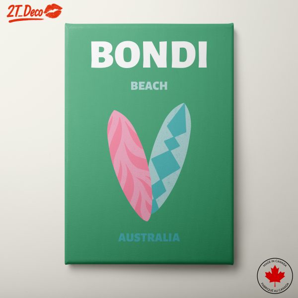 Bondi Beach Surfboards Art