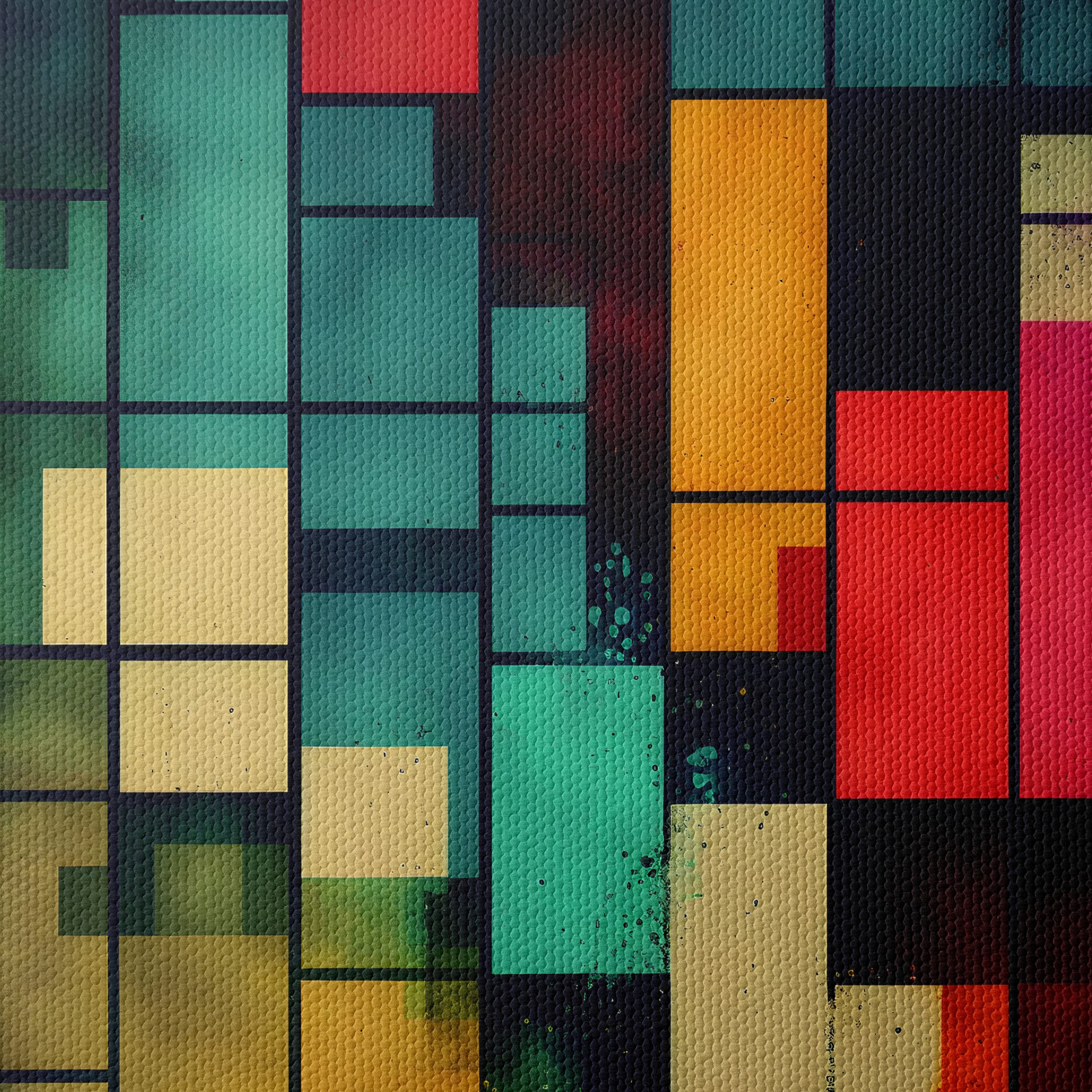 Vibrant Colorful Abstract Interior Artwork - Image 4