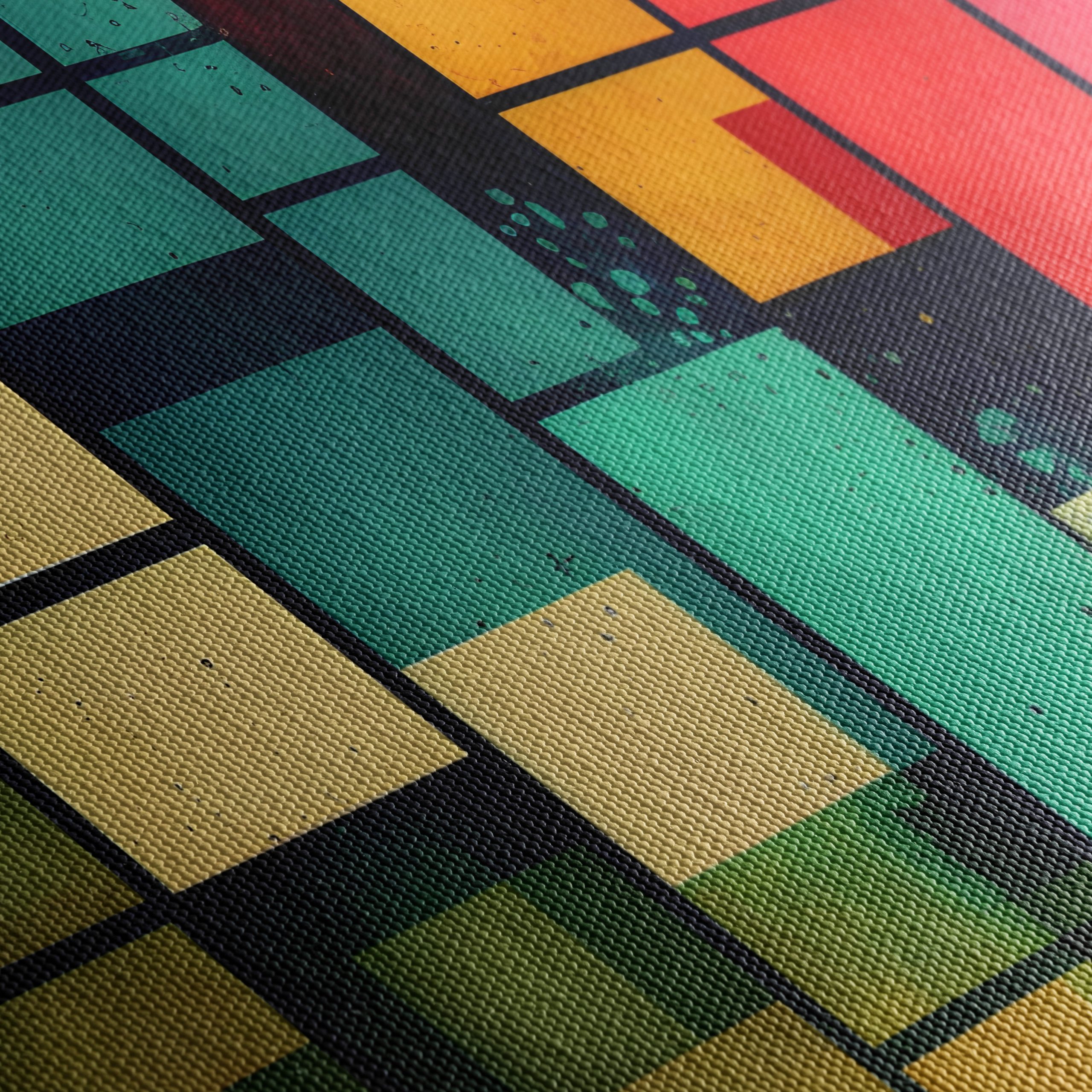 Vibrant Colorful Abstract Interior Artwork - Image 5