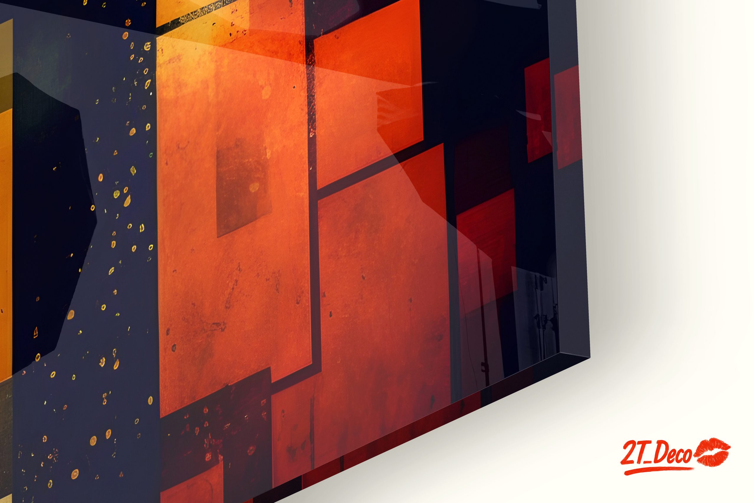 Vibrant Colorful Abstract Interior Artwork - Image 9