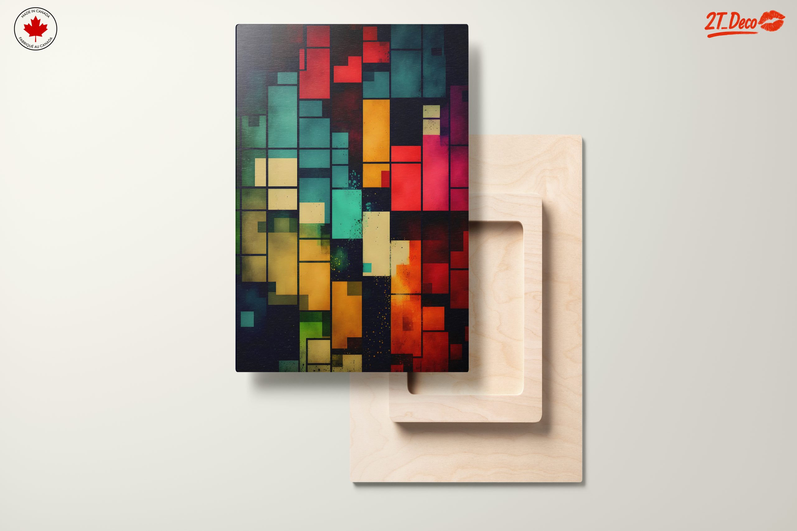 Vibrant Colorful Abstract Interior Artwork - Image 11