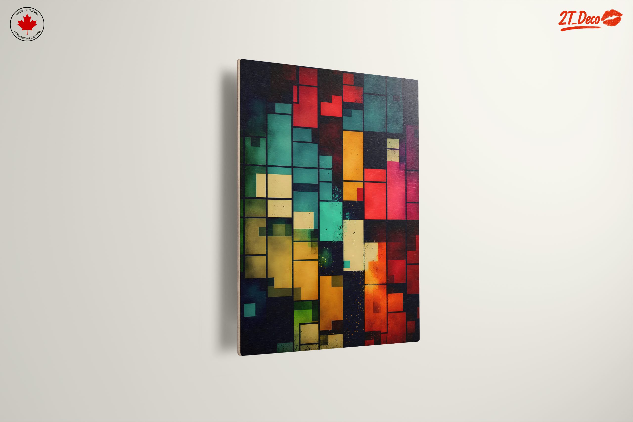 Vibrant Colorful Abstract Interior Artwork - Image 13