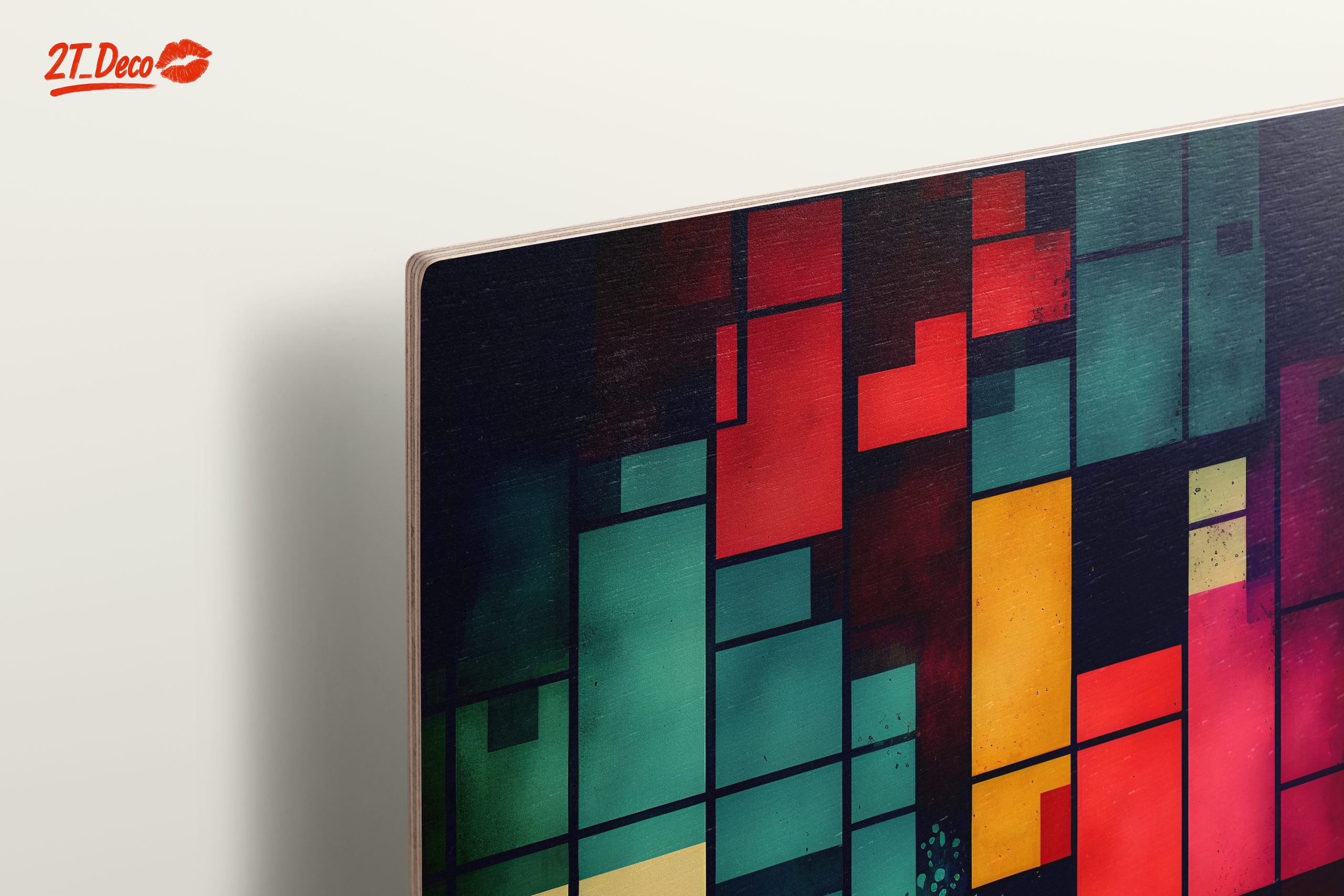 Vibrant Colorful Abstract Interior Artwork - Image 15