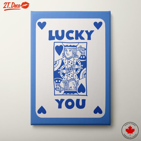 Lucky You Playing Card Art 11