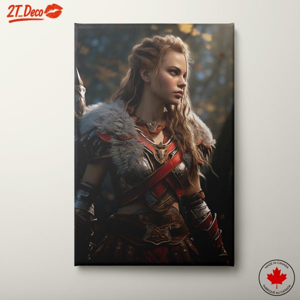 Female Fantasy Warrior Character Art