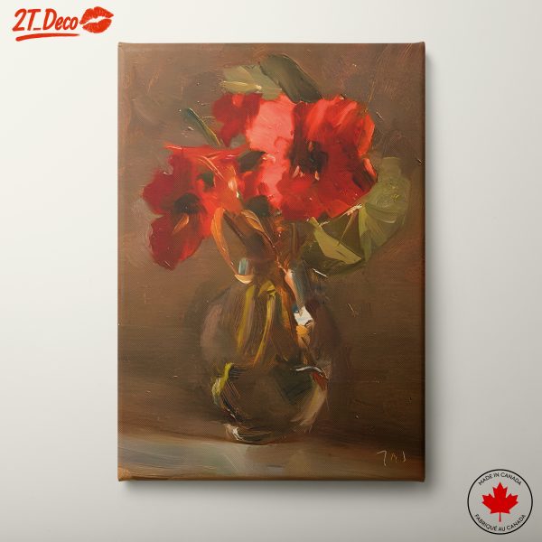 Vibrant Floral Arrangement in Vase 3