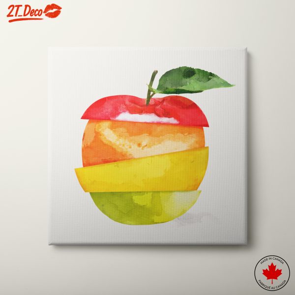 Colorful Abstract Apple Art