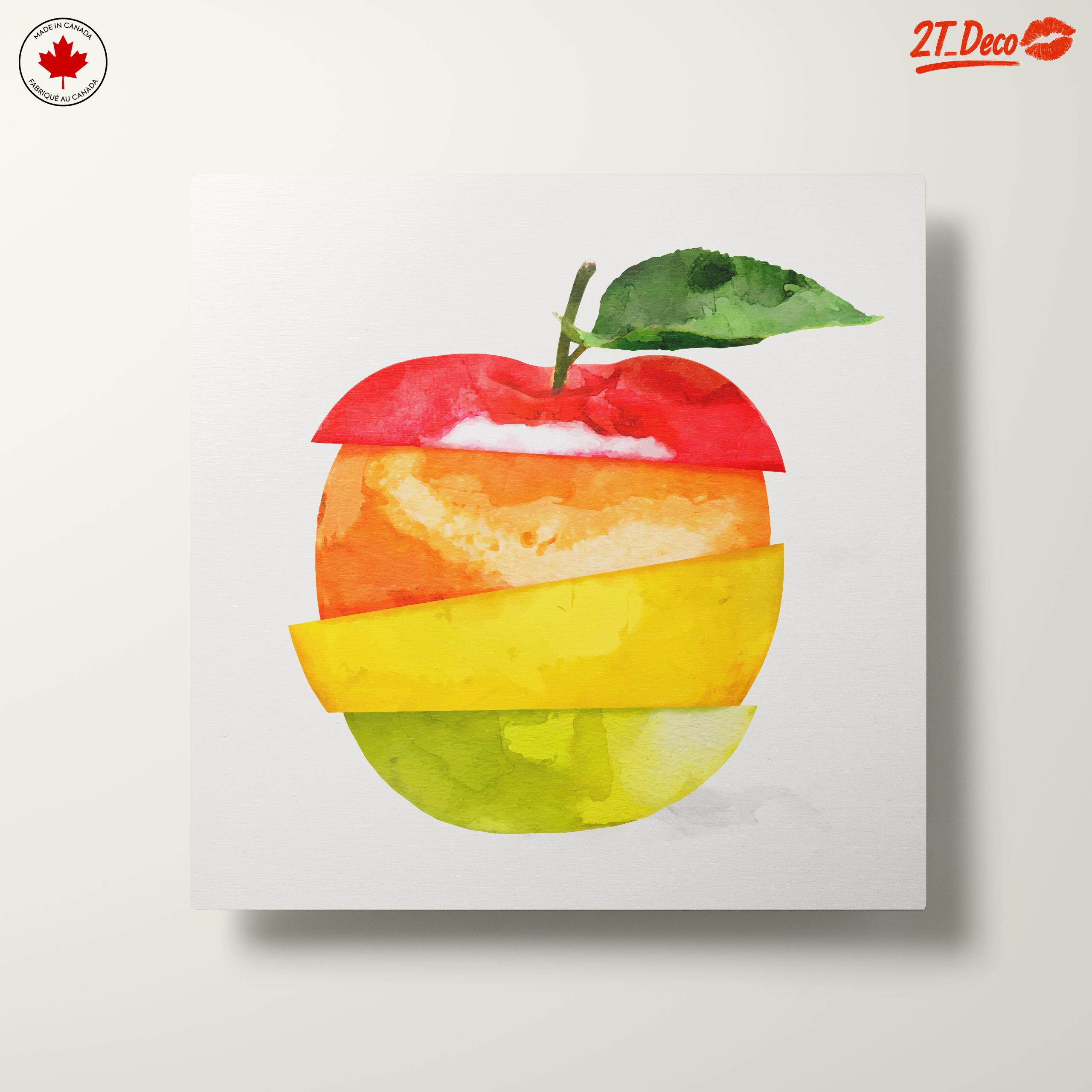 Colorful Abstract Apple Art - Image 10