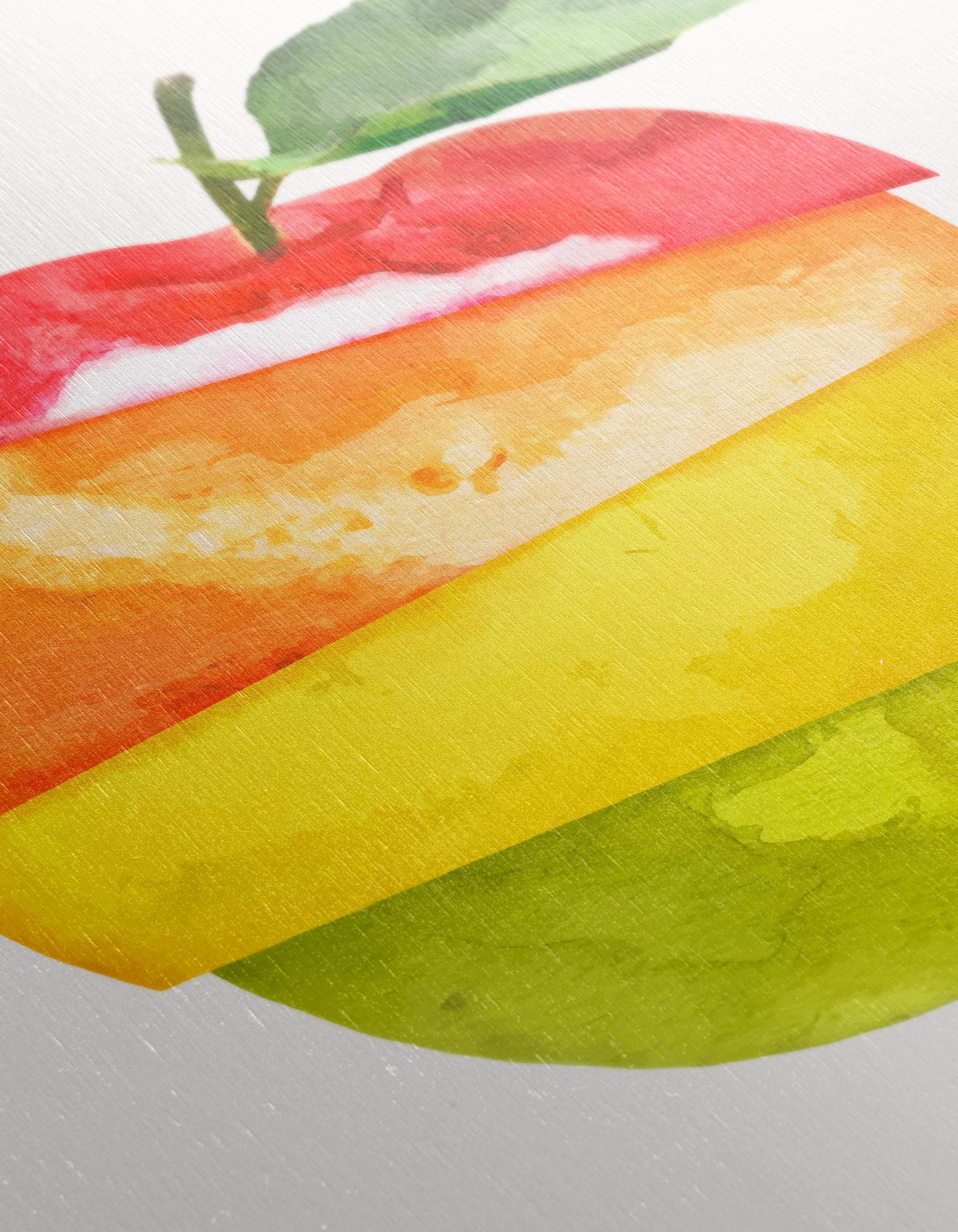 Colorful Abstract Apple Art - Image 12