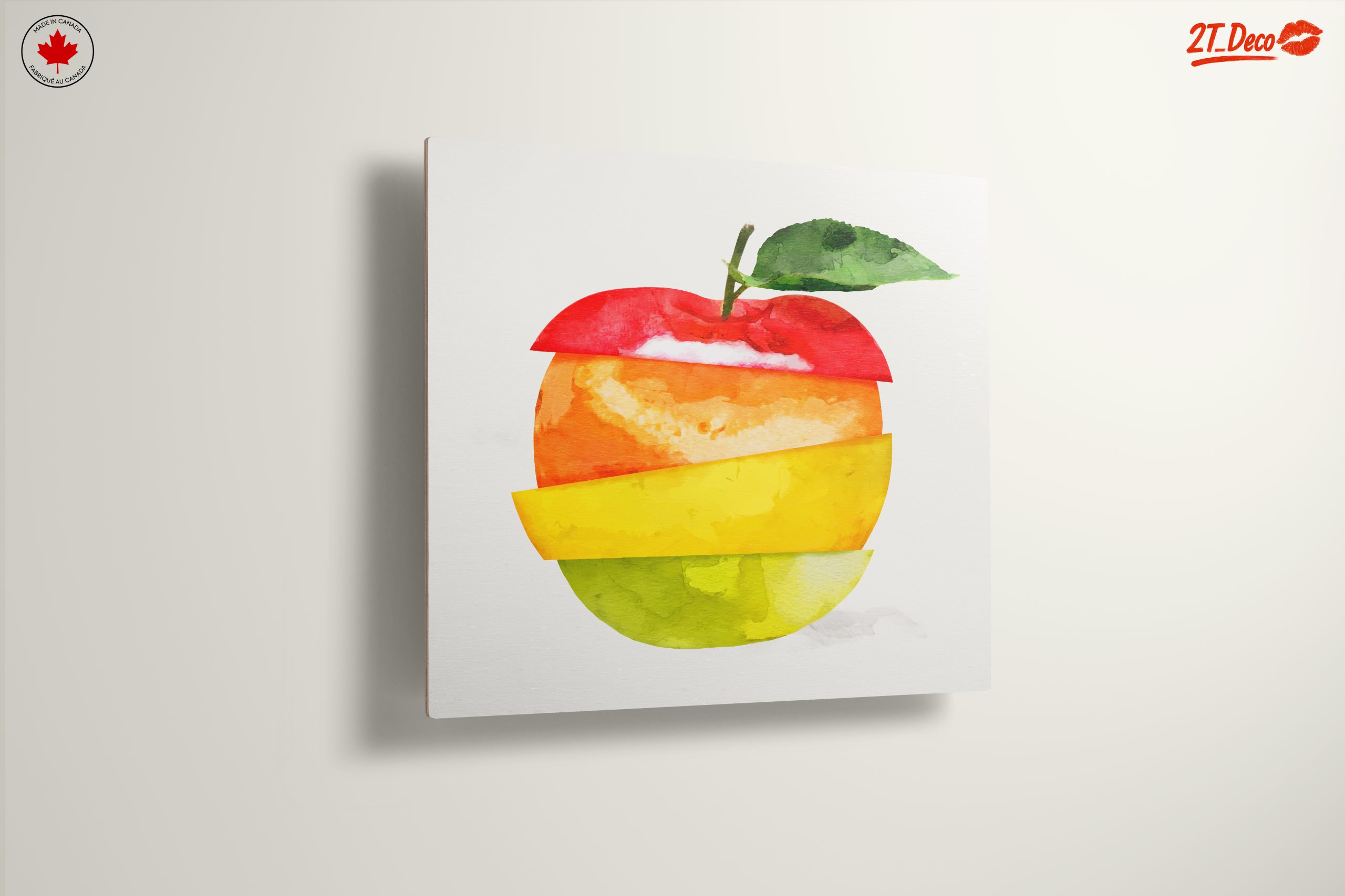 Colorful Abstract Apple Art - Image 13