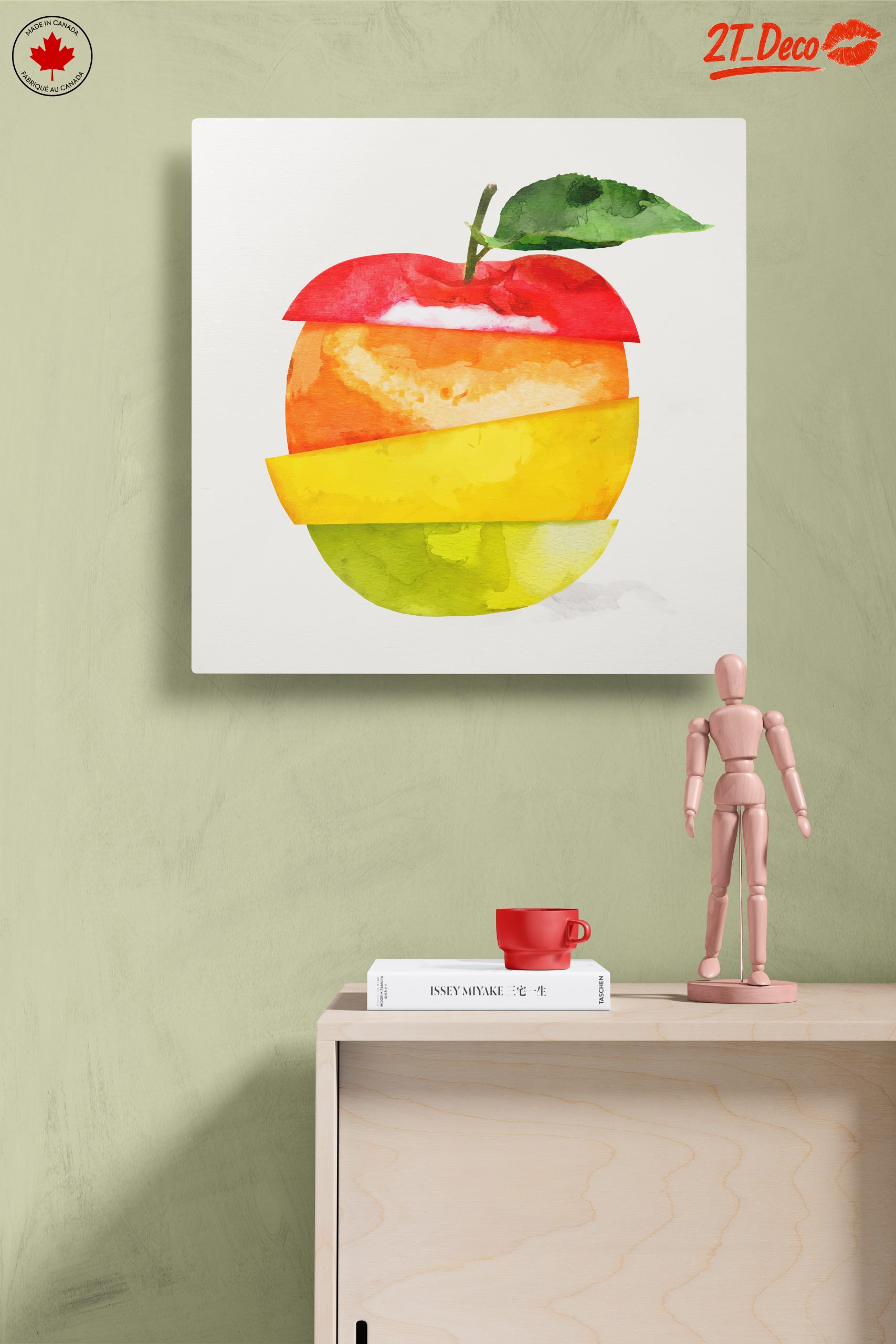 Colorful Abstract Apple Art - Image 14