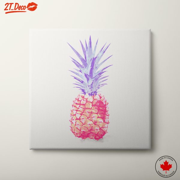Vibrant Abstract Pineapple Artwork