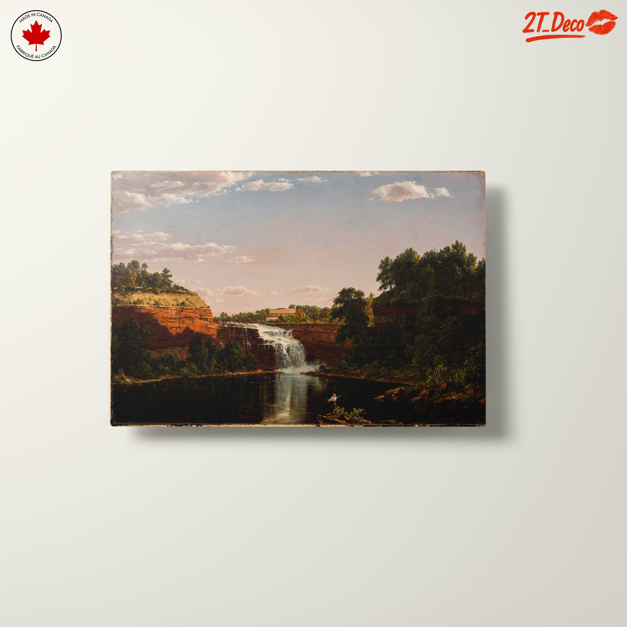 Serene Adventure Landscape with Waterfall - Image 10